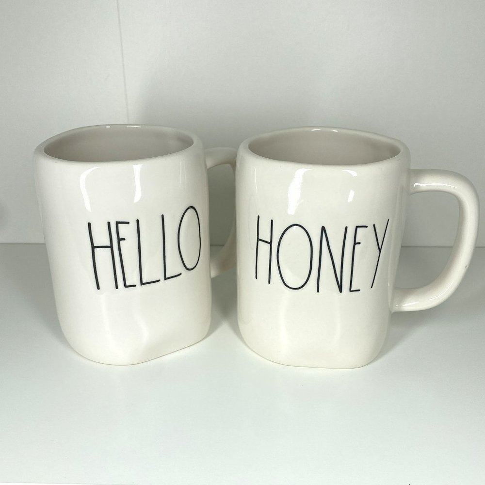 Rae Dunn Honey Ceramic Coffee Mug